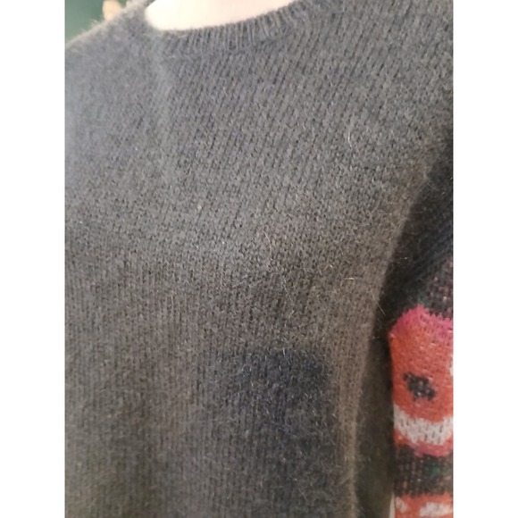 Sundance Knit Sweater Floral Sleeve Detail Women's Size Small - Picture 2 of 10